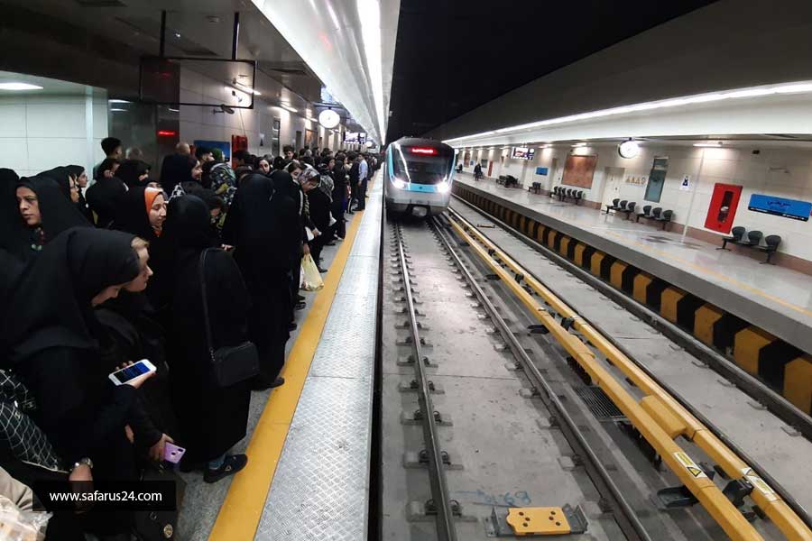 مترو در تور مشهد از آبادان